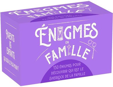 Enigmes En Famille : 150 Enigmes Pour Decouvrir Qui Est Le Sherlock De La Famille 
