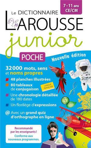 Le Dictionnnaire Larousse Junior Poche ; Ce, Cm 