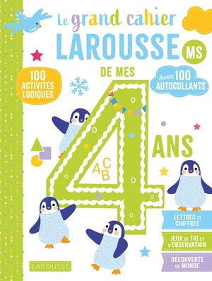 Le Grand Cahier Larousse De Mes 4 Ans 