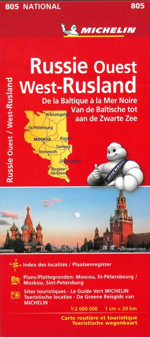 Rusland West Van Baltische tot Zwarte Zee 805 