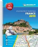 Frankrijk atlas geplastificeerd wegen & serv. utiles A4 2019