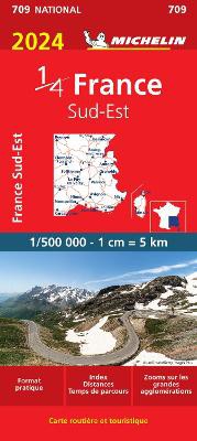 Southeastern France 2024 - Michelin National Map 709