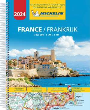 Frankrijk atlas sp. A4 2024