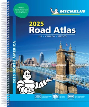 Michelin Road Atlas USA, Canada, Mexico 2025