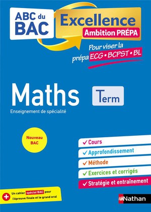 Abc Du Bac Excellence : Mathematiques : Ambition Prepa : Terminale (edition 2021) 