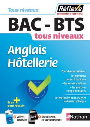Memos Reflexes T.18 ; Bac-bts ; Anglais ; Hotellerie ; Tous Niveaux (edition 2018) 