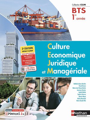 Culture Economique, Juridique Et Manageriale : Bts : 1re Annee : Livre + Licence Eleve (edition 2022) 
