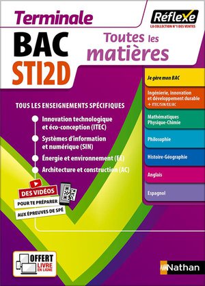 Reflexe Tome 22 : Bac Sti2d ; Toutes Les Matieres ; Terminale (edition 2023) 