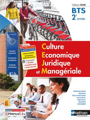 Culture Economique, Juridique Et Manageriale ; Bts ; 2e Annee ; Livre + Licence Eleve (edition 2023) 