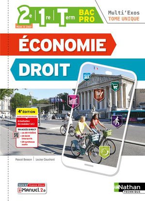 Economie, Droit ; 2de/1re/terminale ; Bac Pro Tertiaires (edition 2024) 