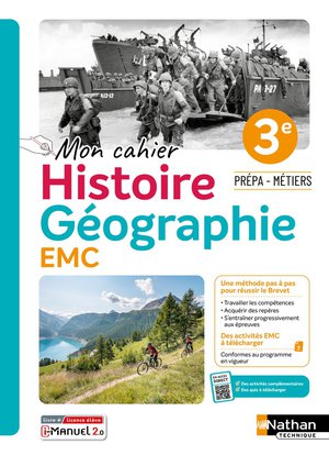 Histoire Geographie 3e Prepa-metiers - 2024 - Cahier - Eleve - + Imanuel 