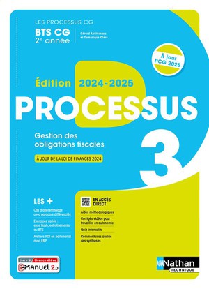 Les Processus Bts Cg - Processus 3 Bts Cg 2eme Annee - 2024 - Manuel - Eleve - + Imanuel 