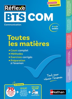 Toutes Les Matieres Reflexe - Bts Communication N16 - 2024-2025 
