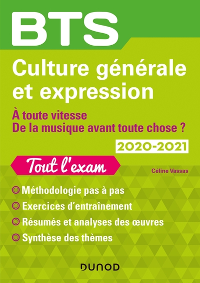 Bts ; Culture Generale Et Expression ; A Toute Vitesse/de ...