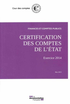 Certification Des Comptes De L'etat ; Mai 2015 