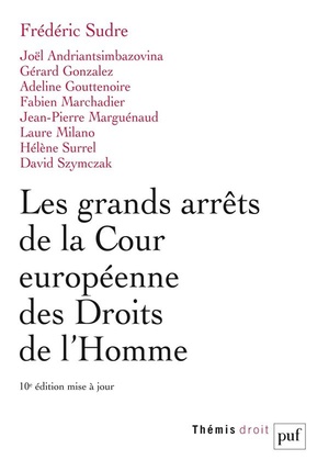 Les Grands Arrets De La Cour Europeenne Des Droits De L'homme (10e Edition) 