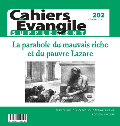 Cahiers Evangile Supplement - N 202 La Parabole Du Mauvais Riche Et Du Pauvre Lazare 