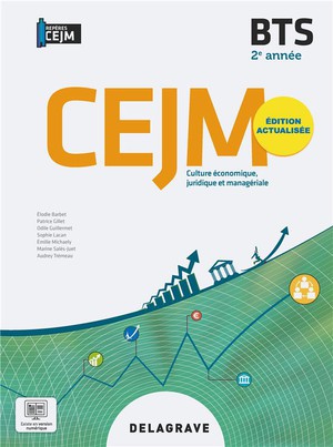Culture Economique, Juridique Et Manageriale (cejm) : 2e Annee Bts ; Pochette Eleve (edition 2023) 
