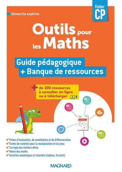 Outils Pour Les Maths : Outils Pour Les Maths Cp (2024) - Guide Pedagogique + Banque De Ressources A Telecharger 