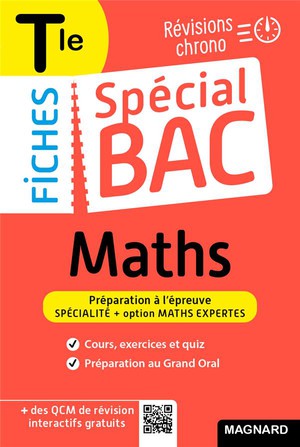 Fiches Special Bac : Maths + Maths Expertes ; Terminale Bac 2022 ; Tout Le Programme En 61 Fiches, Memos, Schemas-bilans, Exercices Et Qcm 