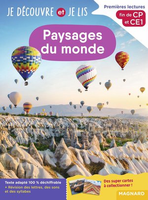 Je Decouvre Et Je Lis : Cp Et Ce1 : Paysages Du Monde ; Fin De Cp Et Ce1 