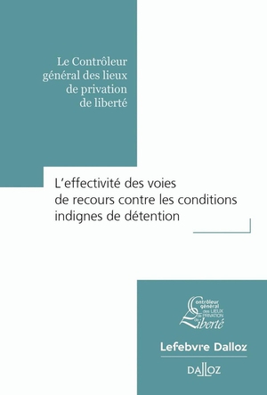 L'effectivite Des Voies De Recours Contre Les Conditions Indignes De Detention 