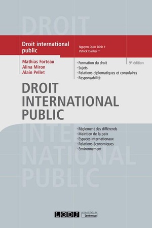 Droit International Public (9e Edition) 