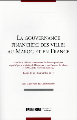La Gouvernance Financiere Des Villes Au Maroc Et En France 