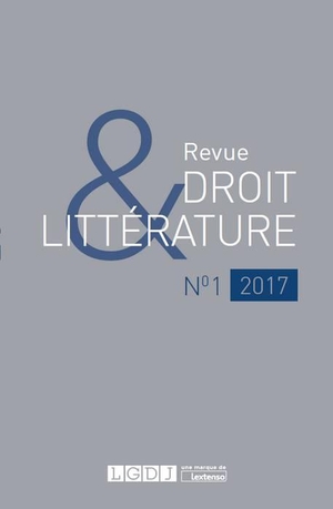 Revue Droit & Litterature N.1 