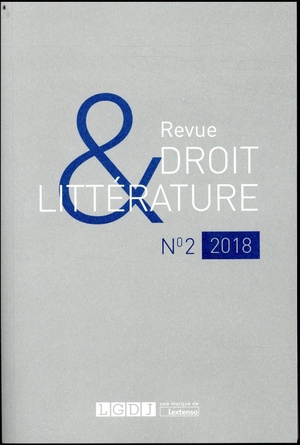 Revue Droit & Litterature N.2018/2 