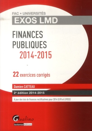 Finances Publiques ; 2014-2015 