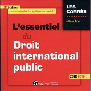 L'essentiel Du Droit International Public (edition 2018/2019) 