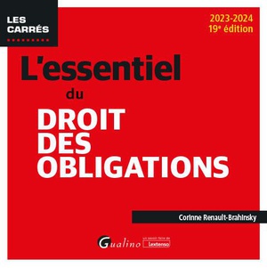 L'essentiel Du Droit Des Obligations (19e Edition) 