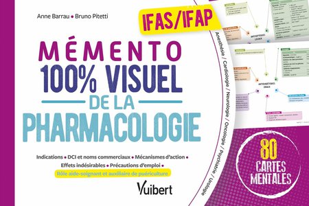 Memento 100% Visuel De La Pharmacologie Ifas/ifap : L'essentiel A Retenir Sur Les Traitements Medicamenteux En 80 Cartes Mentales 