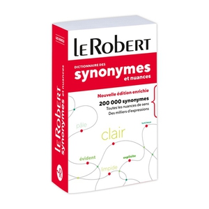 Dictionnaire Le Robert Des Synonymes Et Nuances 