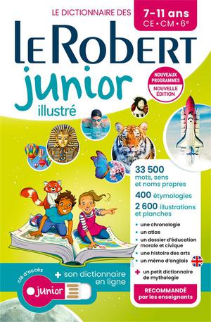 Le Robert Junior : Illustre + Son Dictionnaire En Ligne (edition 2024) 