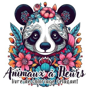 Animaux A Fleurs : 40 Illustrations Florales En Forme D'animaux Pour La Detente Et L'evasion 