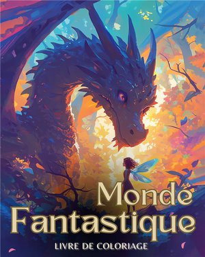 Monde Fantastique : Livre De Coloriage 