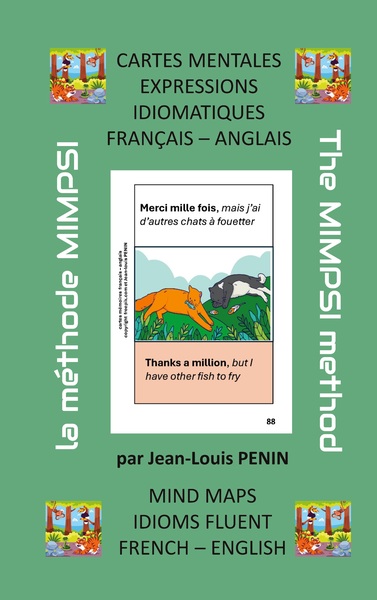 Cartes Mentales Expressions Idiomatiques Francais Anglais - Mind Maps Idioms Fluent French English - 