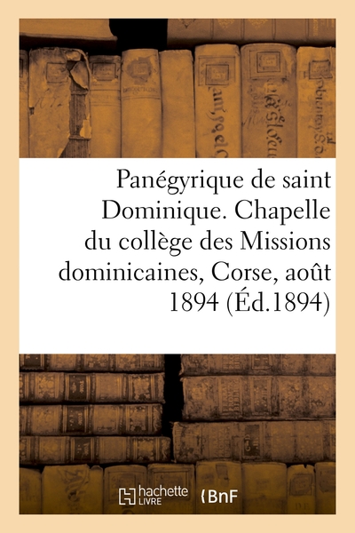 Panegyrique De Saint Dominique 