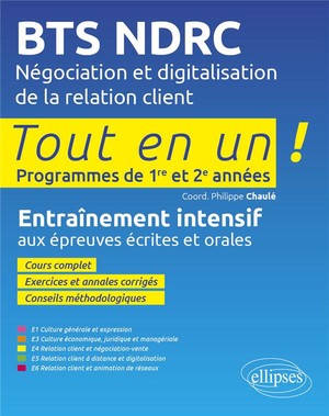 Bts Ndrc : Negociation Et Digitalisation De La Relation Client 