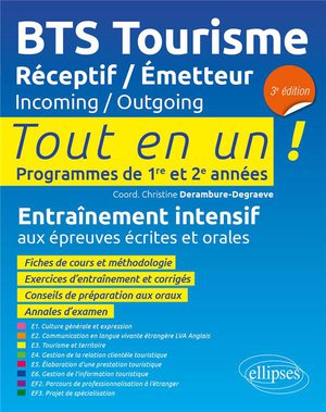 Bts Tourisme : Receptif / Emetteur. Incoming / Outgoing (3e Edition) 