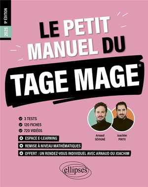 Le Petit Manuel Du Tage Mage : 3 Tests Blancs + 120 Fiches De Cours + 600 Questions + 600 Videos 