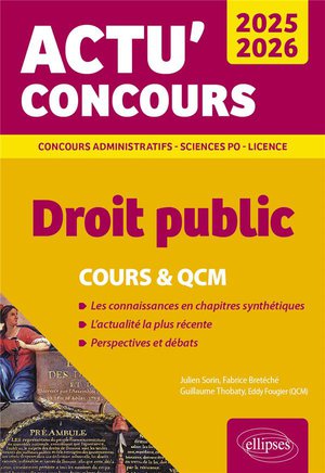 Actu' Concours : Droit Public (edition 2025/2026) 