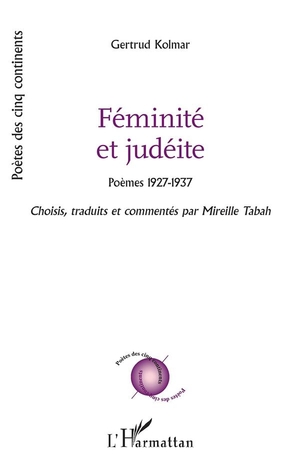 Feminite Et Judeite ; Poemes 1927-1937 