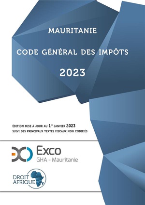 Mauritanie : Code General Des Impots 2023 