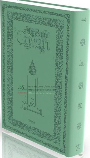 Le Coran - Francais / Arabe : Couverture Daim Souple - Col Vert 