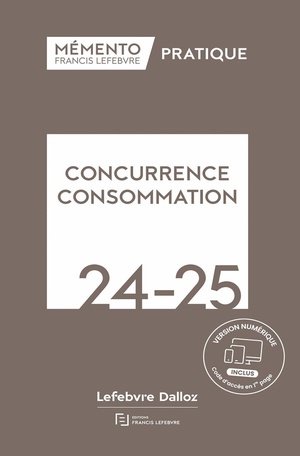 Memento Concurrence Consommation 2024/2025 