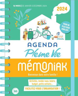 Memoniak : Agenda Pleine Vie : De Janvier A Decembre (edition 2024) 