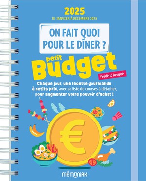 Memoniak : On Fait Quoi Pour Le Diner ? Petits Budgets : De Janvier A Decembre (edition 2025) 